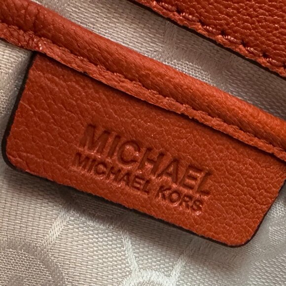 Michael Kors Large Hamilton Tote- Orange - Picture 8 of 8